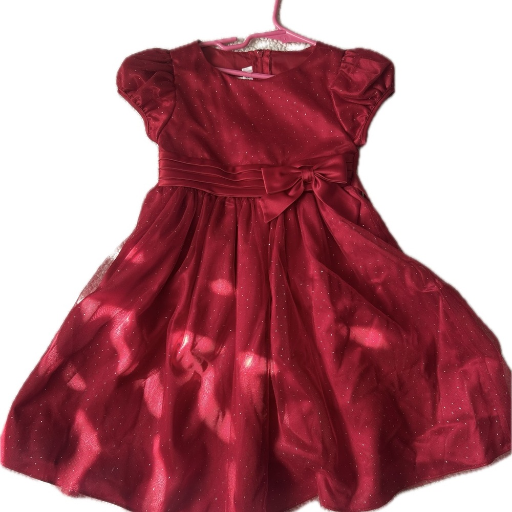 Bonnie Jean Red Formal Kids Dress Christmas